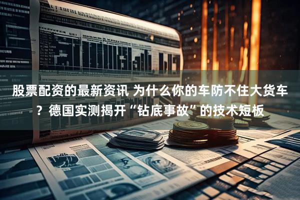 股票配资的最新资讯 为什么你的车防不住大货车？德国实测揭开“钻底事故”的技术短板